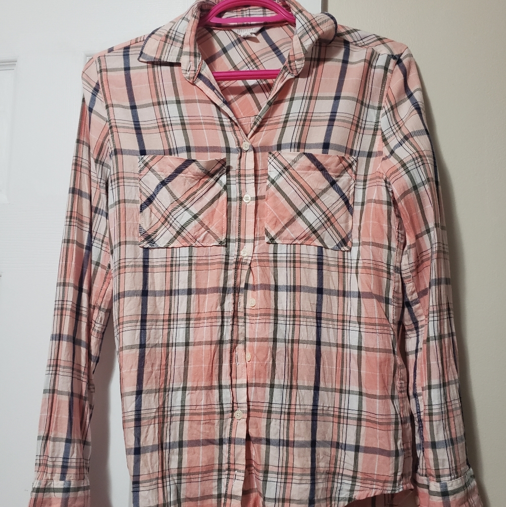 Plaid button up shirt